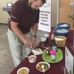 Branch Manager Brad Brewer at Ice Cream Social in New Castle