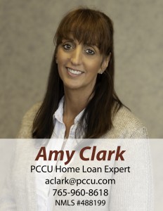 Amy Clark PCCU home loan expert aclark@pccu.com 765-960-8618 NMLS# 488199