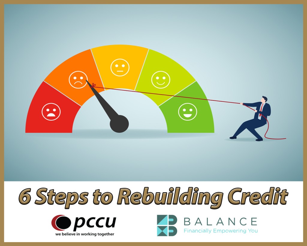 PCCU’s BALANCE 6 Steps to Rebuilding Your Credit! Perfect Circle